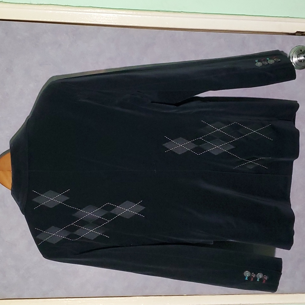 Caffeine velour blazer